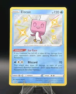 Eiscue SV035/SV122 Shining Fates: Shiny Vault Holo Pokemon CCG TCG Baby Shiny - Image 1