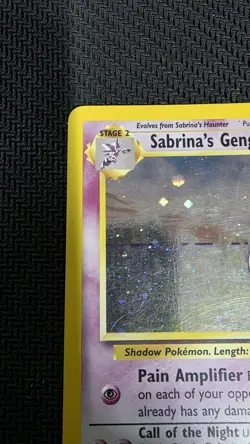 2000 Pokemon Gym Heroes Sabrina's Gengar 14/132 Holo Foil WOTC Unlimited - Image 2
