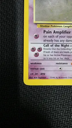 2000 Pokemon Gym Heroes Sabrina's Gengar 14/132 Holo Foil WOTC Unlimited - Image 5