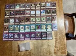 Yugioh Aromage / Rikka deck Comes Sleeved And Deck Box lot 40 - Image 1