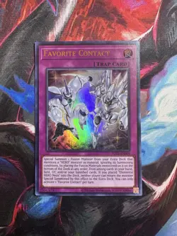 Yugioh! Favorite Contact - POTE-EN069 - Ultra Rare - 1st Edition Near Mint - Image 1