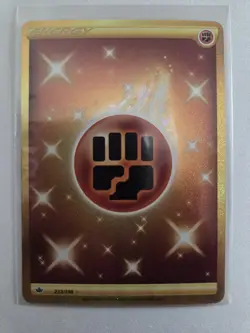 Fighting Energy 233/198 Secret Rare Holo Pokemon Card NM - Image 1