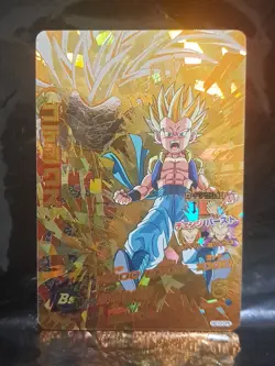SS SS3 Gotenks HG10-CP5 Super Dragon Ball Heroes FOIL Holo Gold Card SDBH - Image 1