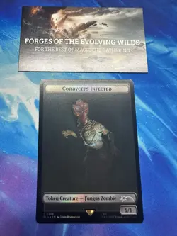 Cordyceps Infected Token 2206 Foil The Last of Us Part 2 Secret Lair - Image 1