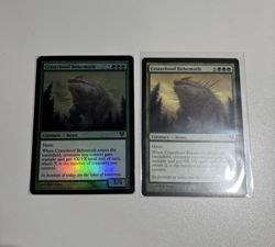 MTG MAGIC Craterhoof Behemoth 172/244 Foil Avacyn Restored NM Mint 2013 lot of 2 - Image 1
