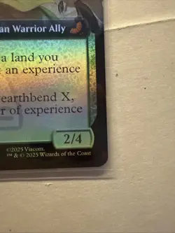 Toph, Earthbending Master, Foil, NM,209,Extended Art, Avatar, MTG - Image 2