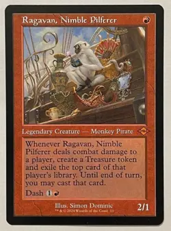 Ragavan, Nimble Pilferer Retro - Mythic - Modern Horizons 3 MTG - Image 1