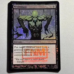 MTG Foil Reanimate FNM Promo 1 Of 2 - Image 3