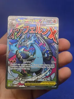 Pokemon Phantasmal Flames Mega Charizard X Ex UPC 023 Black Star Promo NM - Image 2