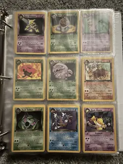 1999 Pokemon 1st Edition Team Rocket Near Complete Non-Holo Set - Image 1