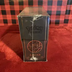 POKEMON TCG ZACIAN COLLECTION FACTORY SEALED ELITE TRAINER BOX ETB - small tear - Image 4