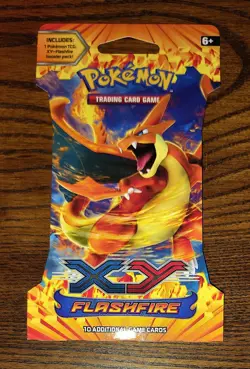 Pokemon TCG XY Flashfire Charizard Booster Pack Sealed Blister - 2014 RARE - Image 1