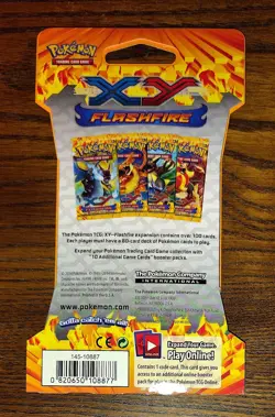 Pokemon TCG XY Flashfire Charizard Booster Pack Sealed Blister - 2014 RARE - Image 2