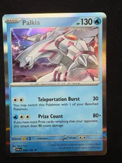 Palkia 040/182 Holo Rare LP-NM - Pokemon TCG Scarlet & Violet Paradox Rift PAR - Image 1
