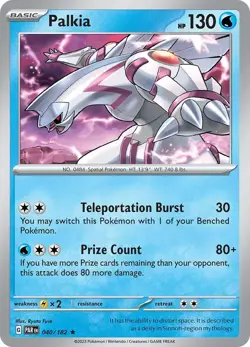 Palkia 040/182 Holo Rare LP-NM - Pokemon TCG Scarlet & Violet Paradox Rift PAR - Image 3