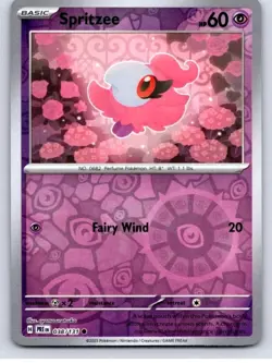 Pokemon TCG Prismatic Evolutions Reverse Holo Spritzee 038/131 Common - Image 1