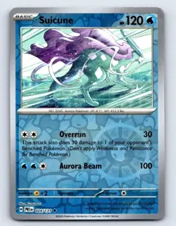 Pokemon TCG Prismatic Evolutions Reverse Holo Suicune 024/131 Uncommon - Image 1