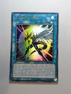 YuGiOh Favorite Hero Ultra Rare LED6-EN015 NM - Image 1