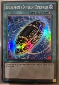 YuGiOh Burial from a Different Dimension Super Rare THSF-EN051 1st Edition - Image 1