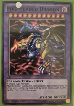 YuGiOh Five-Headed Dragon 1st Edition MIL1-EN012 - Image 1