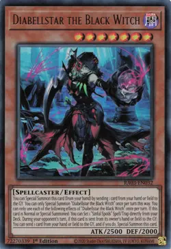 Yugioh Diabellstar the Black Witch RA03-EN032 - Ultra Rare - Image 1