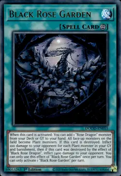 Black Rose Garden - Ultra Rare 1st Edition DOOD-EN055 - NM - YuGiOh - Image 1