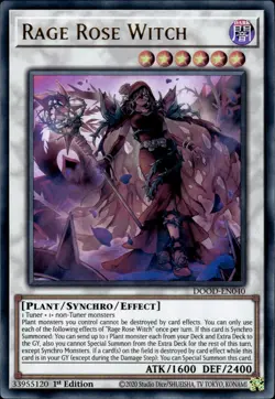 Rage Rose Witch - Ultra Rare 1st Edition DOOD-EN040 - NM - YuGiOh - Image 1