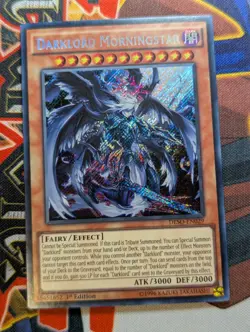 Darklord Morningstar DESO-EN029 Secret Rare 1st Edition - Image 1