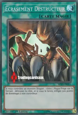 ?Yu-Gi-Oh!? Ecrasement Destructeur (Dragon) : MYFI-FR051 -VF/Super Rare- - Image 1