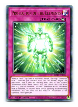 Protection of the Elements - BLMR-EN038 - Ultra Rare - 1st Edition - Yugioh - Image 1