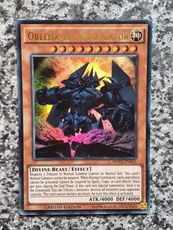 Yugioh MVP1-ENSV5 Obelisk the Tormentor Ultra Rare Limited Edition MINT - Image 1