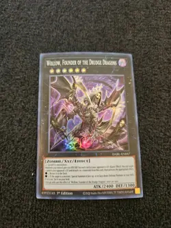 Wollow, Founder of the Drudge Dragons DABL-EN047 Super Rare 1st Ed Yugioh - Image 1