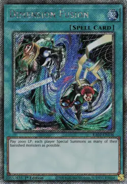 Yugioh Dimension Fusion RA03-EN136 - Platinum Secret Rare - Image 1
