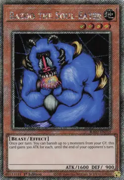 Yugioh Bazoo The Soul Eater RA03-EN111 - - Platinum Secret Rare - Image 1