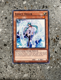 Yugioh TCG Effect Veiler L5DD-ENY16 1st Edition NM-M Combined Ship - Image 1