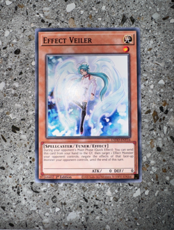 Yugioh TCG Effect Veiler L5DD-ENY16 1st Edition NM-M Combined Ship - Image 3