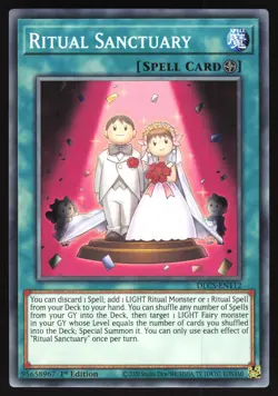 Ritual Sanctuary - DLCS-EN112 - Common - 1st Edition Yugioh - Image 1