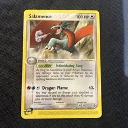 SALAMENCE 19/97 Non-Holo Rare EX Dragon e-series Pokemon Card NM- - Image 1