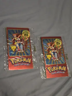 2 Topps Super Size Chrome 5 Pokemon Card Set New/Sealed - Image 1