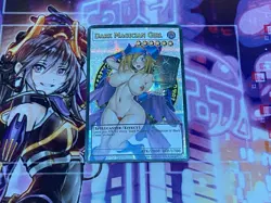 Dark Magician Girl Sexy Card Holo Anime Yugioh Art Rare Secret DMG Cute Alt Art - Image 1