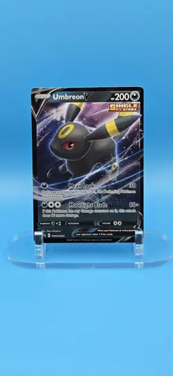 Pokemon Umbreon v SWSH203 Holofoil Promo Rare Card NM Condition - Image 1