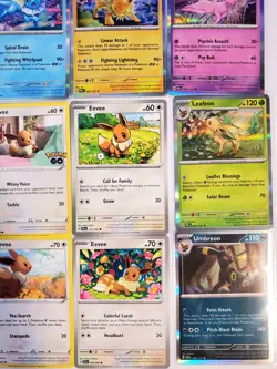 Eeveelutions Pokemon Card LOT - Eevee Umbreon Flareon Vaporeon Jolteon Espeon - Image 4