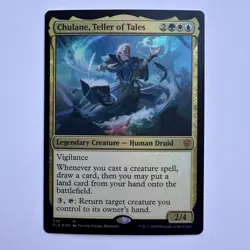 Chulane, Teller of Tales 326 NM Foil M Throne of Eldraine MTG - Image 1