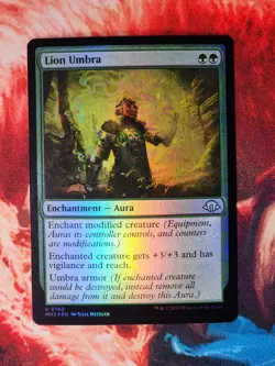 Lion Umbra Foil Modern Horizons 3 Magic Gathering MTG MH3 - Image 1