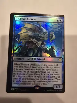 Amazing Thassas Oracle Miscut Foil Magic The Gathering - Image 1