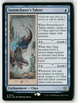 Stormchaser's Talent 75 NM MTG Bloomburrow Magic - Image 1