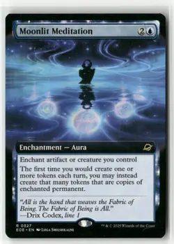 Moonlit Meditation (Extended Art) 327 NM MTG Edge of Eternities Magic - Image 1