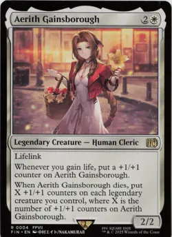 Aerith Gainsborough R FINAL FANTASY 4 - LP MTG - Image 1