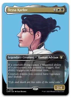 Teysa Karlov (Borderless) #688 (NM) Commander Masters CMM Magic MTG - Image 1