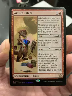 Magic the Gathering - Artist's Talent - Foil - Bloomburrow - MTG - Image 1